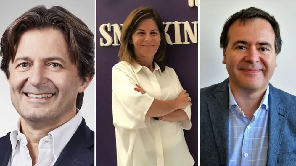 Giordano Albertazzi, Paula Morrone y Gerardo Cruz