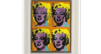 La pintura de Andy Warhol se basó en la película Niágara, film que la actriz protagonizó
