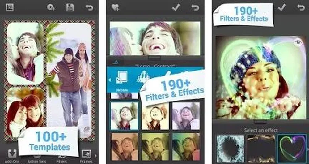 Picsart Estudio Lanzada en noviembre de 2011, tiene “todo lo que un fotógrafo podría querer en un solo lugar”. Contiene herramientas de edición, “efectos mágicos” y una red social incorporada. Se autoproclama la app de fotografía N° 1 de Android. www.picsart.com (Gratis para iOS, Android)