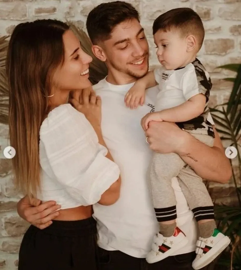 Federico Valverde, Mina Bonino y Benicio