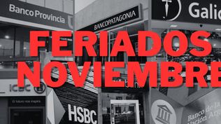 ¿Cuáles son los tres feriados de noviembre 2025 y qué días se suspenden los cobros bancarios presenciales? ¿Cuáles son los tres feriados de noviembre 2025 y qué días se suspenden los cobros bancarios presenciales?