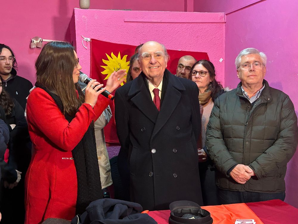 Tabaré Viera y Julio María Sanguinetti en Soca