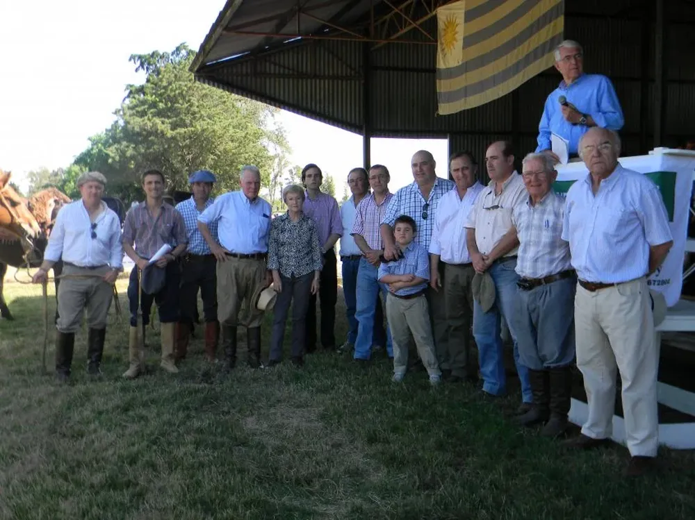 Integrantes de las cabañas y de los escritorios en el remate del año pasado