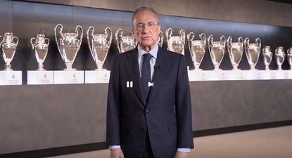 Florentino Pérez, reelecto al frente del Real Madrid.