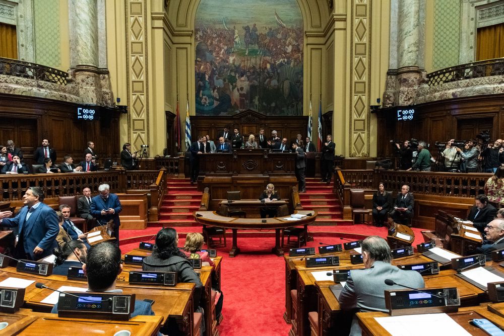 La Asamblea General votó la clausura de la legislatura.
