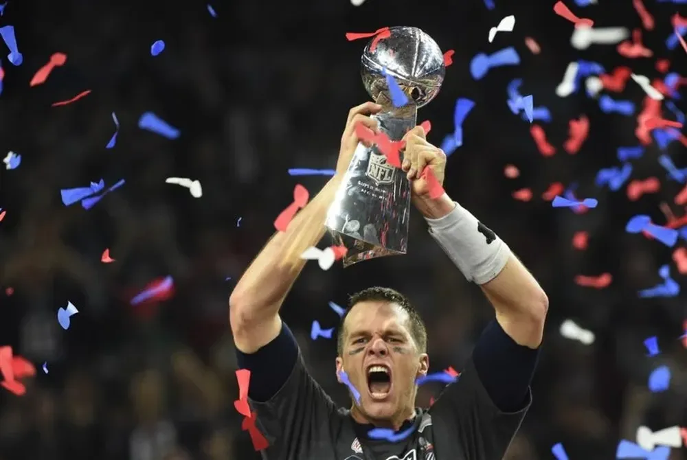 Tom Brady, mariscal del equipo triunfador del Super Bowl 2017: los Patriots de Nueva Inglaterra