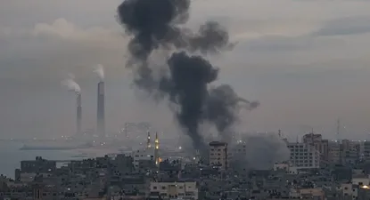israel bombardea la franja de gaza un dia despues de su operacion militar en naplusa