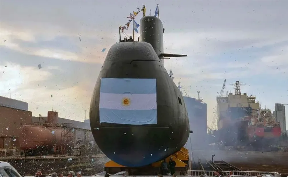 Submarino argentino ARA San Juan. 