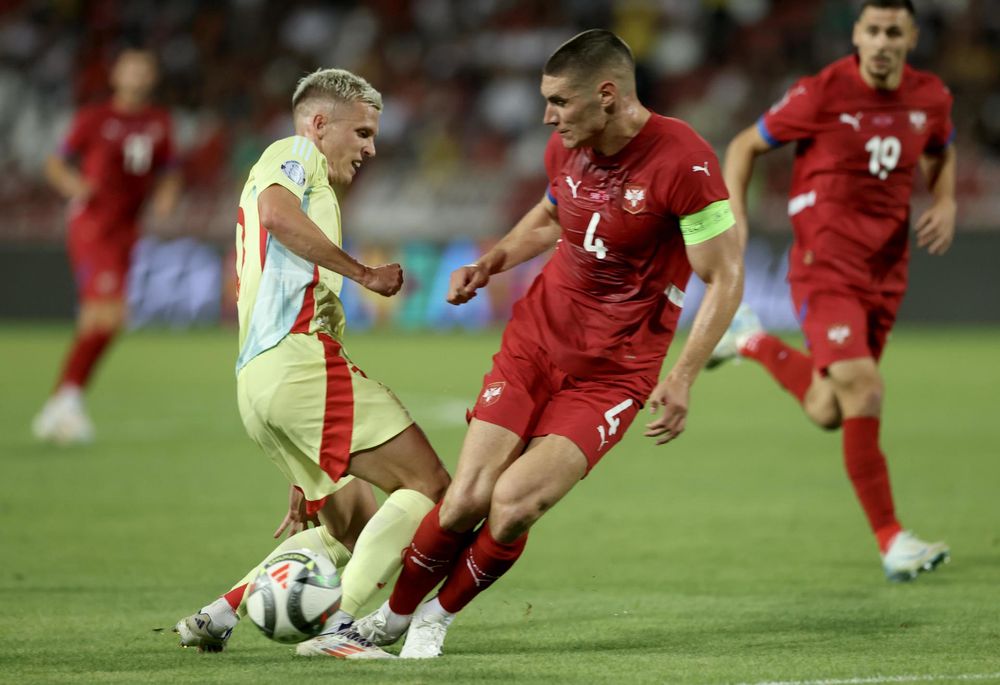 La selección española no pudo con Serbia.