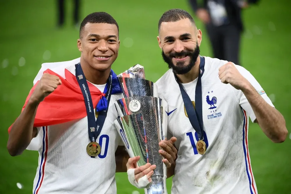 Mbappé y Benzema