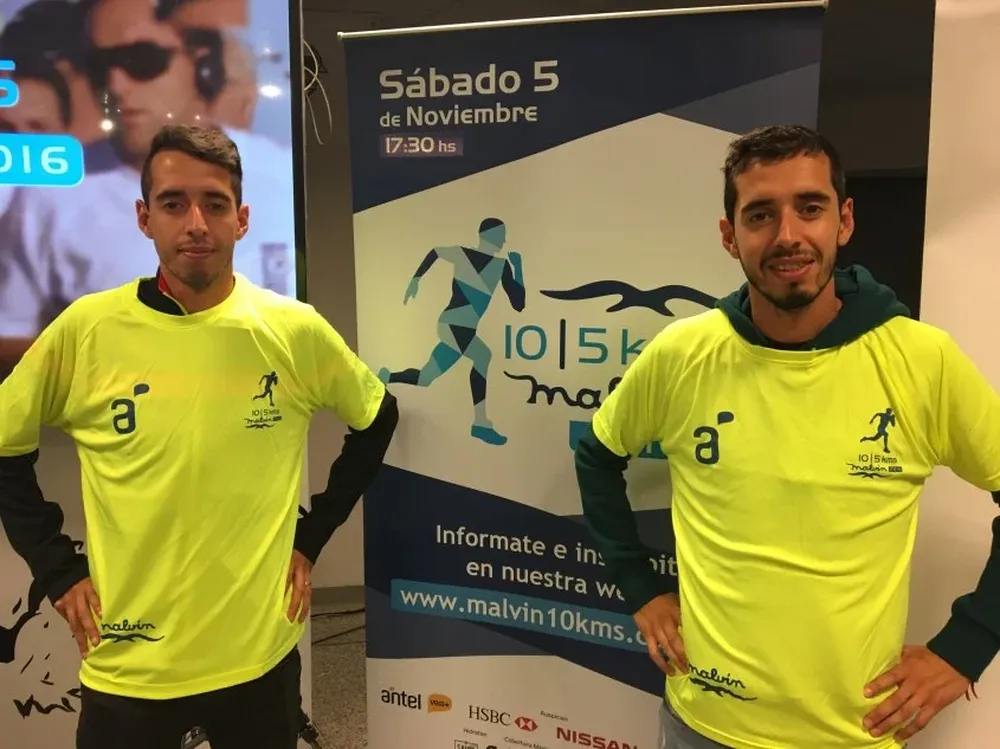 Martín y Nicolás Cuestas, se viene la Malvín 10k