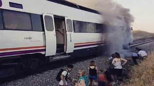 Se desconoce cuándo se restablecerá el servicio ferroviario.