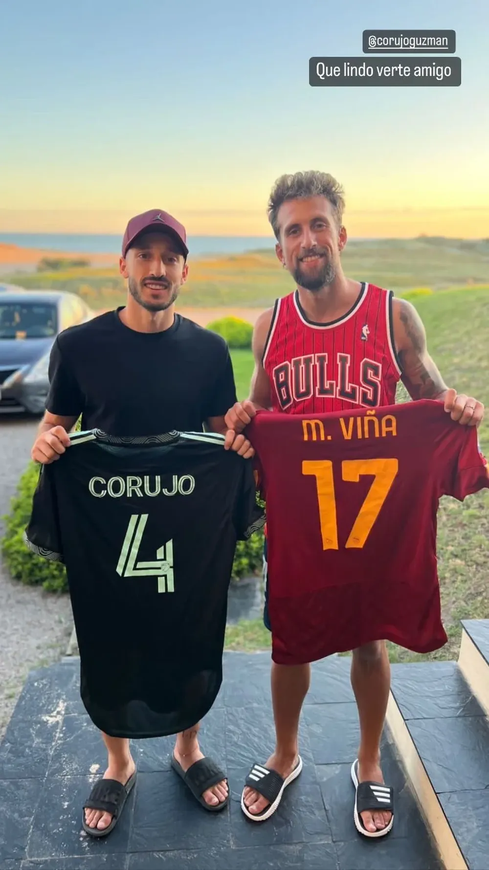 Viña y Corujo tras el intercambio