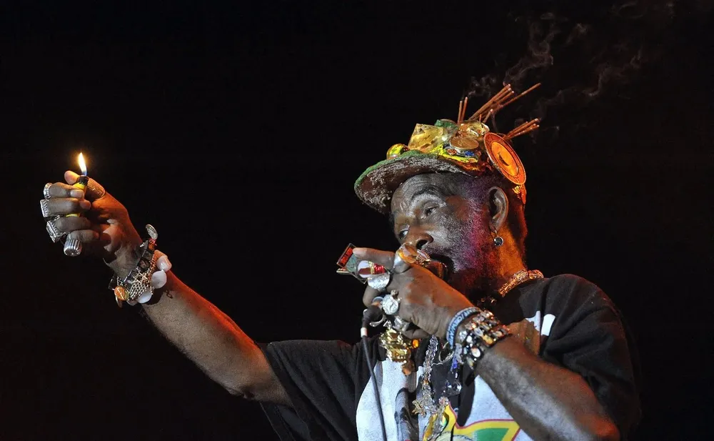 El artista jamaiquino Lee Scratch Perry