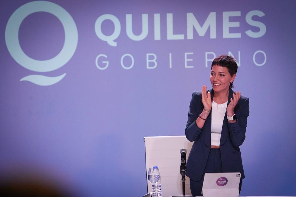 Mayra Mendoza en la apertura de sesiones ordinarias del Concejo Deliberante de Quilmes