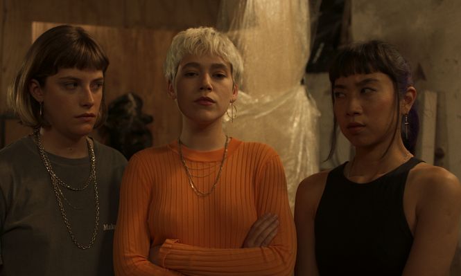 Malena Villa, Azul Fernández y Débora Nishimoto, protagonistas de El Tema del Verano