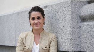 La concejala socialista Enma López, portavoz de su grupo en la Comisión de Economía en el Ayuntamiento de Madrid