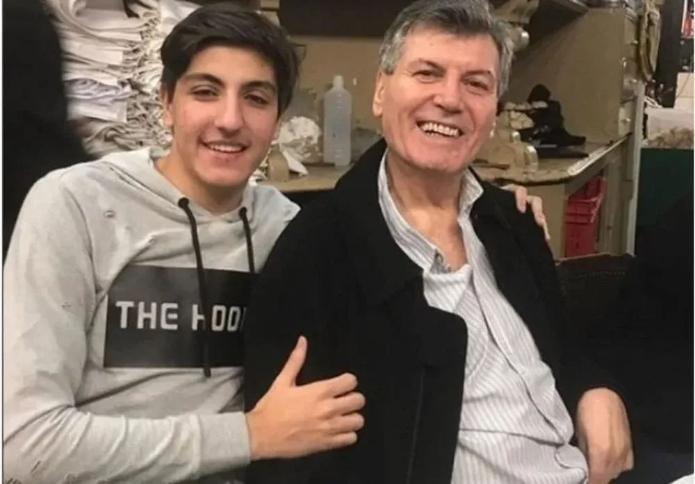 “Carlín” Calvo y su hijo, Facundo