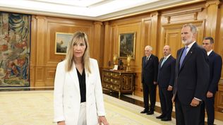 Isabel Perelló promete ante Felipe VI su cargo como presidenta del Tribunal Supremo y del Consejo del Poder Judicial