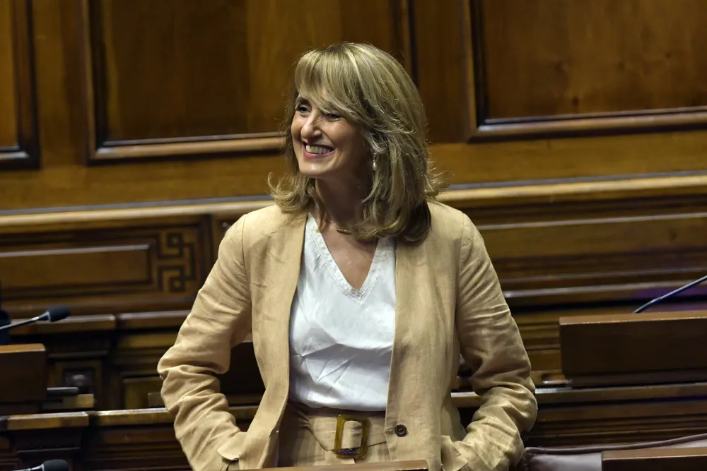 Carmen Asiaín, senadora del Partido Nacional.