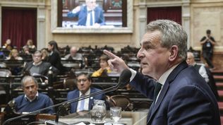 Agustín Rossi, cuando fue jefe de Gabinete en la gestión de Alberto Fernández.
