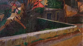 Cagnes sur mer, un óleo sobre tela de José Cúneo