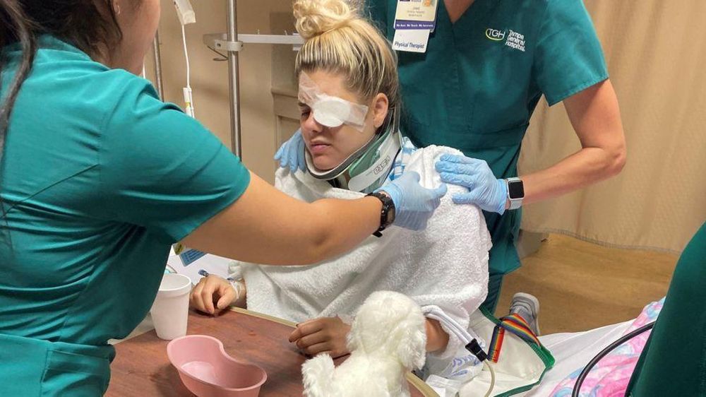 Las heridas que sufrió Otto en el ataque la dejaron paralizada del pecho para abajo.