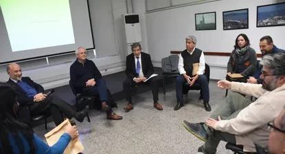 Rodolfo Saldain con el PIT-CNT