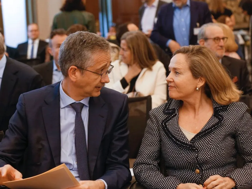 La vicepresidenta Nadia Calviño, ministra de Economía.