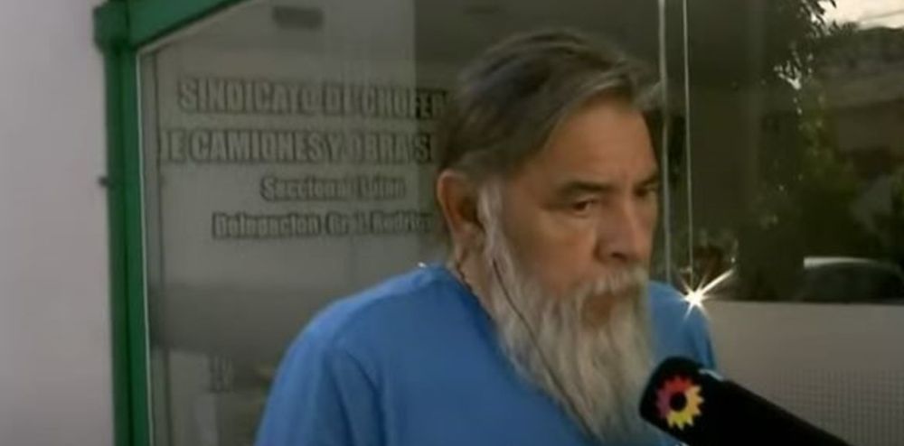 Pablo Osuna, secretario general de Camioneros en la seccional Luján.