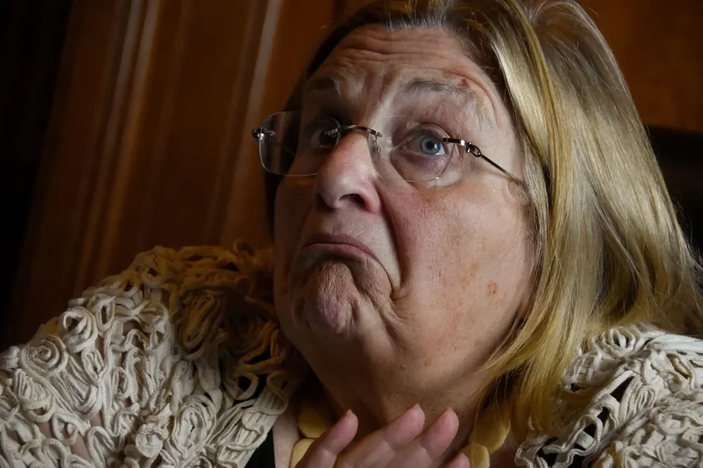 La realidad no es un montaje, acusó la senadora