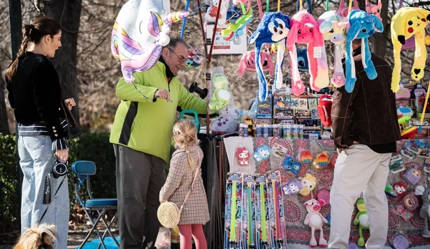 El Parque de El Retiro, Madrid.
