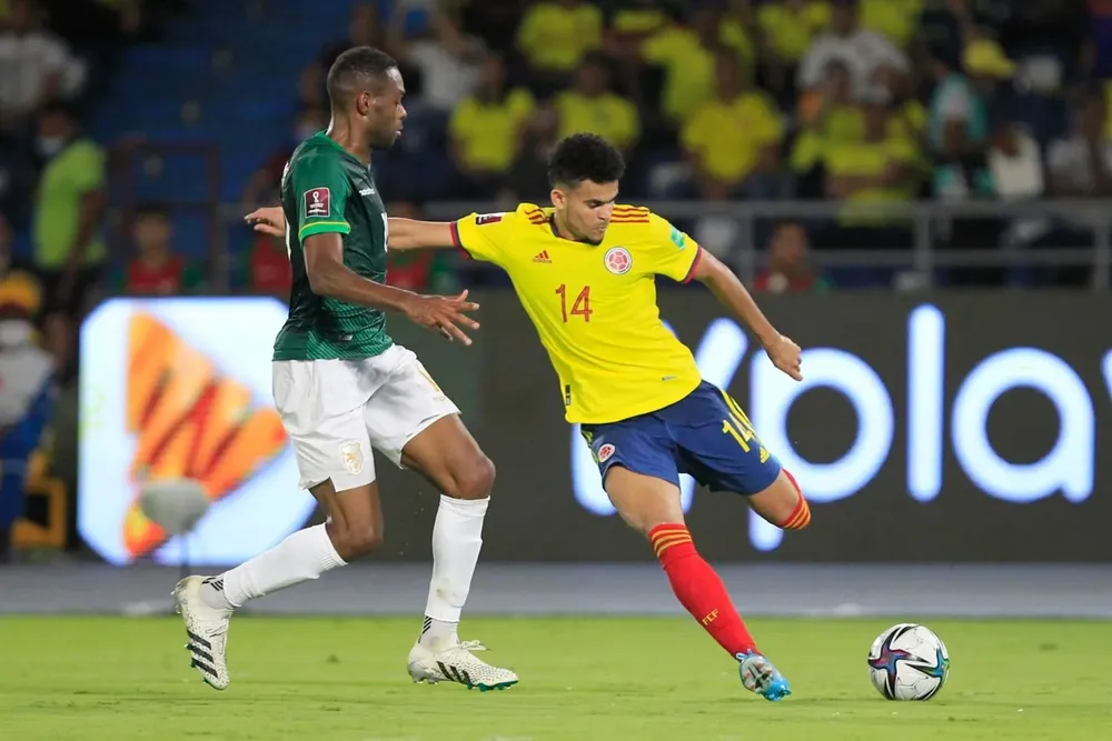 Luis Díaz, delantero de Colombia