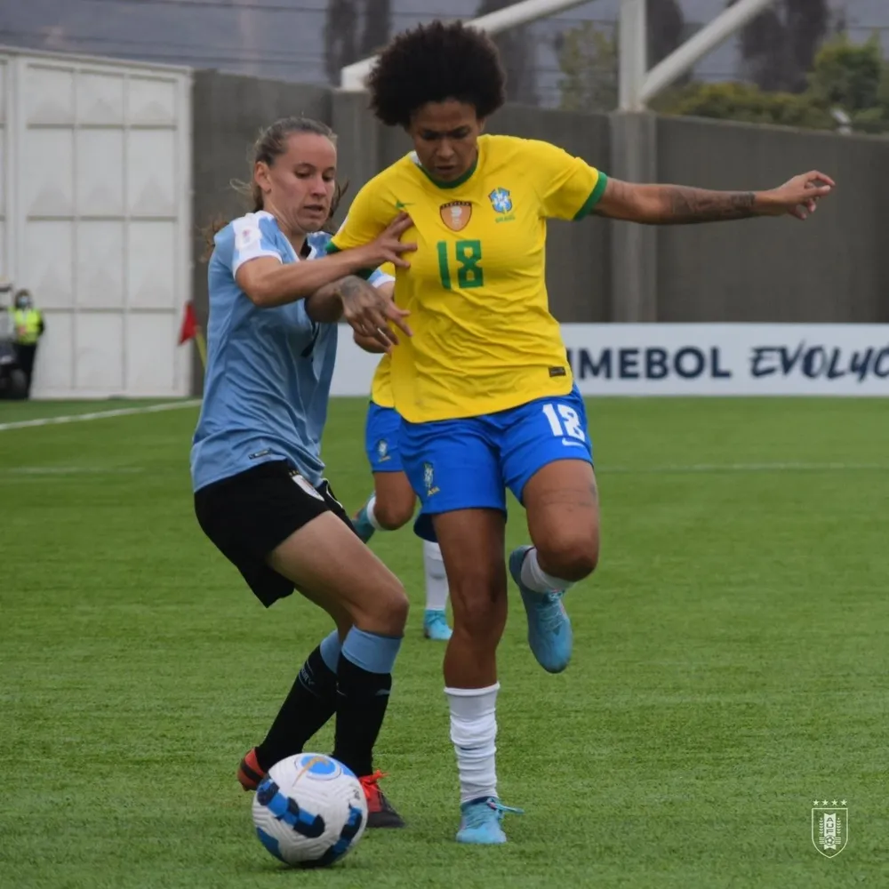 Así le peleó todo el partido Uruguay a Brasil