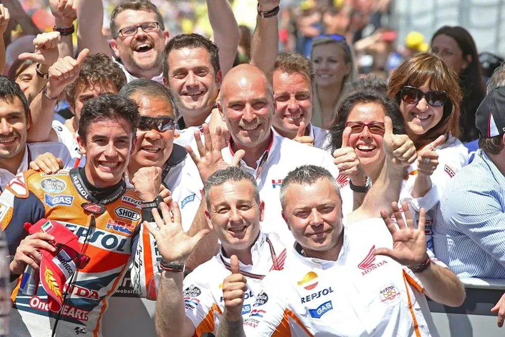 La sexta fue la victoria más trabajosa para Márquez y Honda.