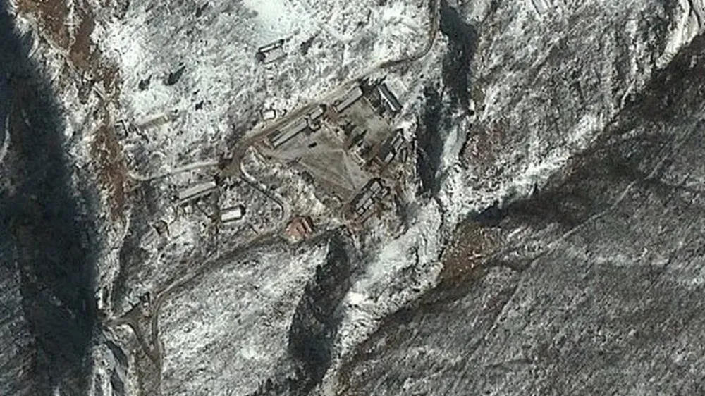 Lo poco que se sabe del centro de pruebas nucleares Punggye-ri es gracias a imágenes satelitales como esta.