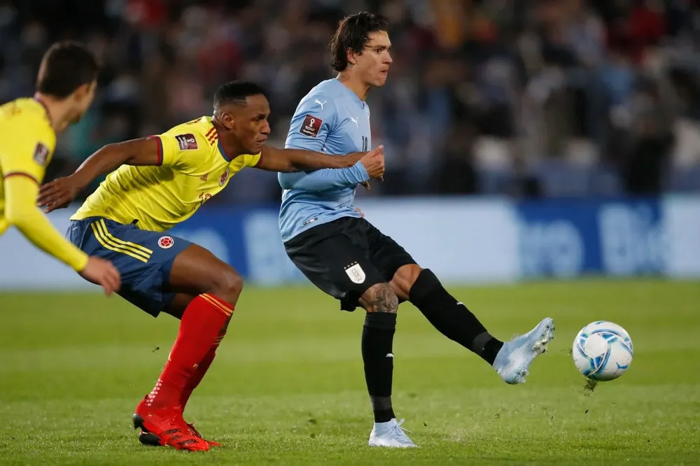 Darwin Núñez ante Colombia