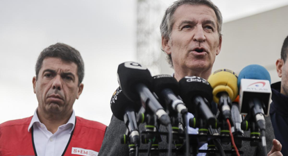 Alberto Núñez Feijóo y Carlos Mazón