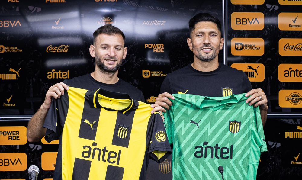 Gastón Silva y Martín Campaña fueron presentados por Peñarol