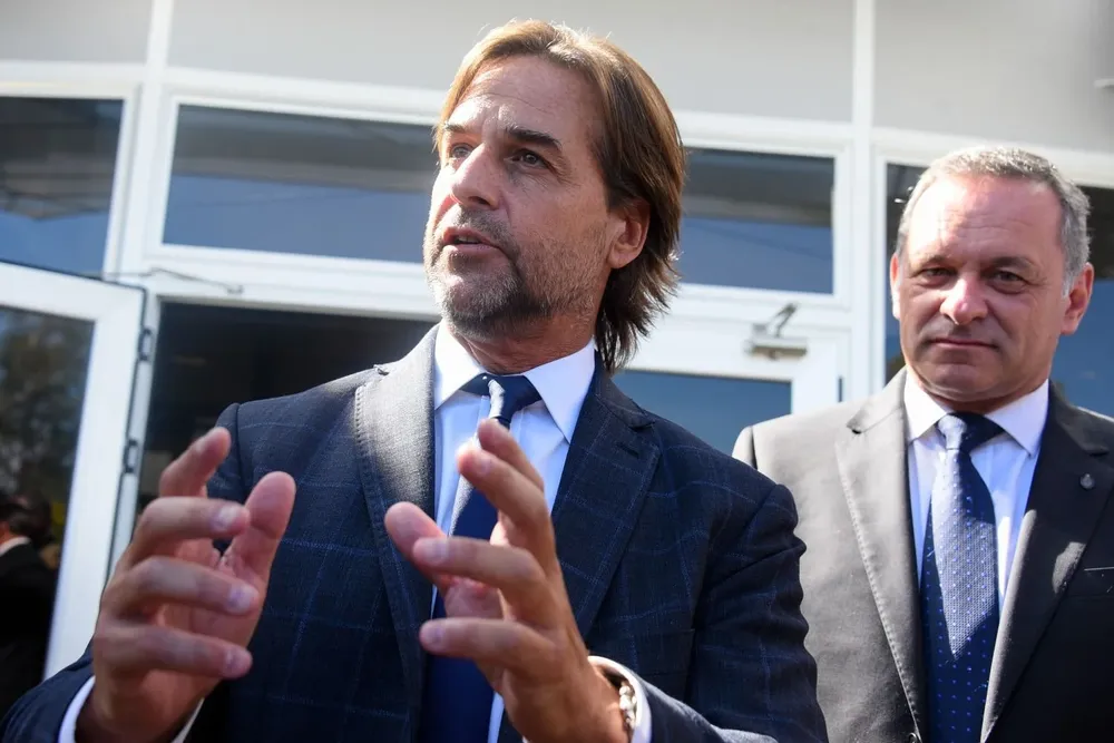 Luis Lacalle Pou y Álvaro Delgado