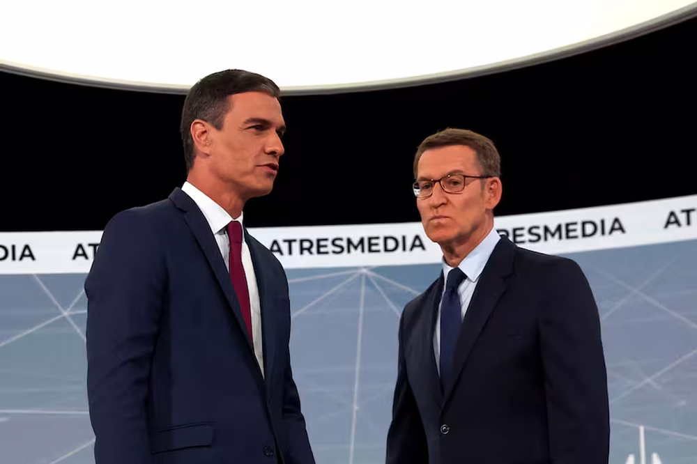 Pedro Sánchez y Alberto Núñez Feijóo