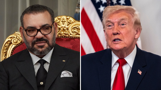 El rey Mohamed VI de Marruecos rebautizó una autopista con el nombre del presidente estadounidense Donald J. Trump.