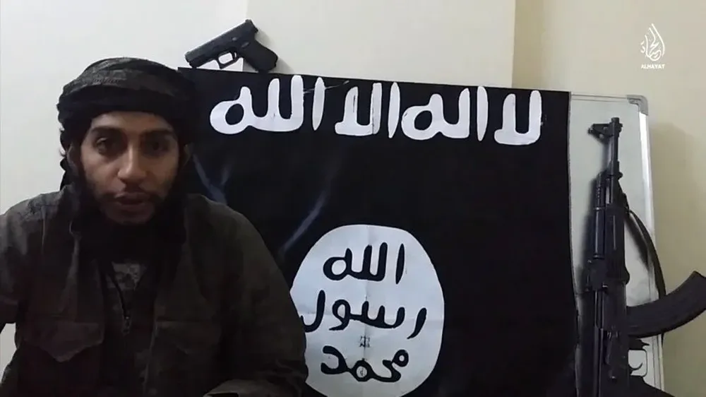 Captura del video divulgado por Estado Islámico. AFP.