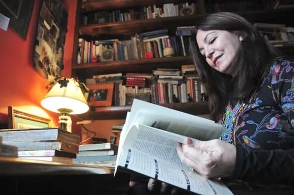 Marcia Collazo en su casa