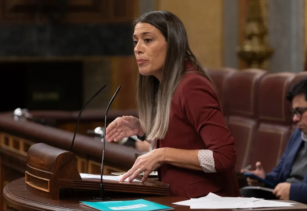 La portavoz de Junts en el Congreso, Miriam Nogueras.