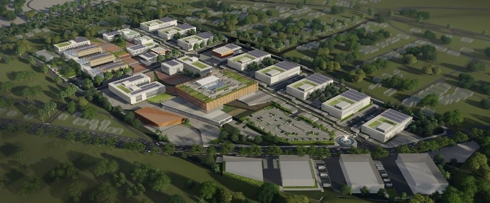 Render de una posible estructura del futuro Parque Tecnológico Regional Norte