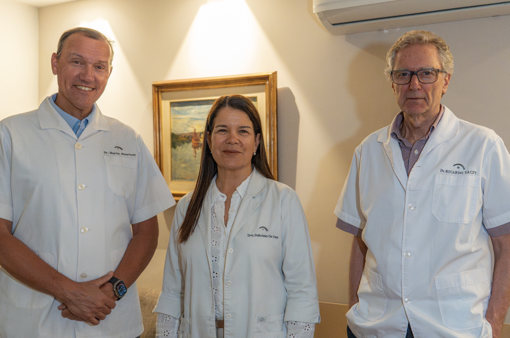 Martín Meerhoff, Gabriela De Feo, Ricardo Vaczy.&nbsp;