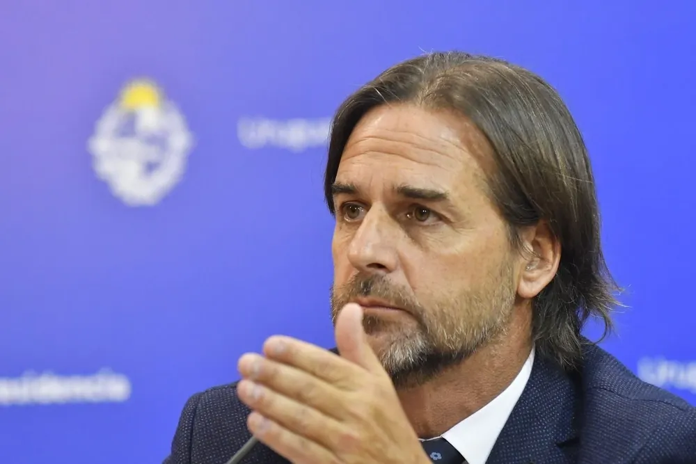 Foto de archivo del presidente Luis Lacalle Pou