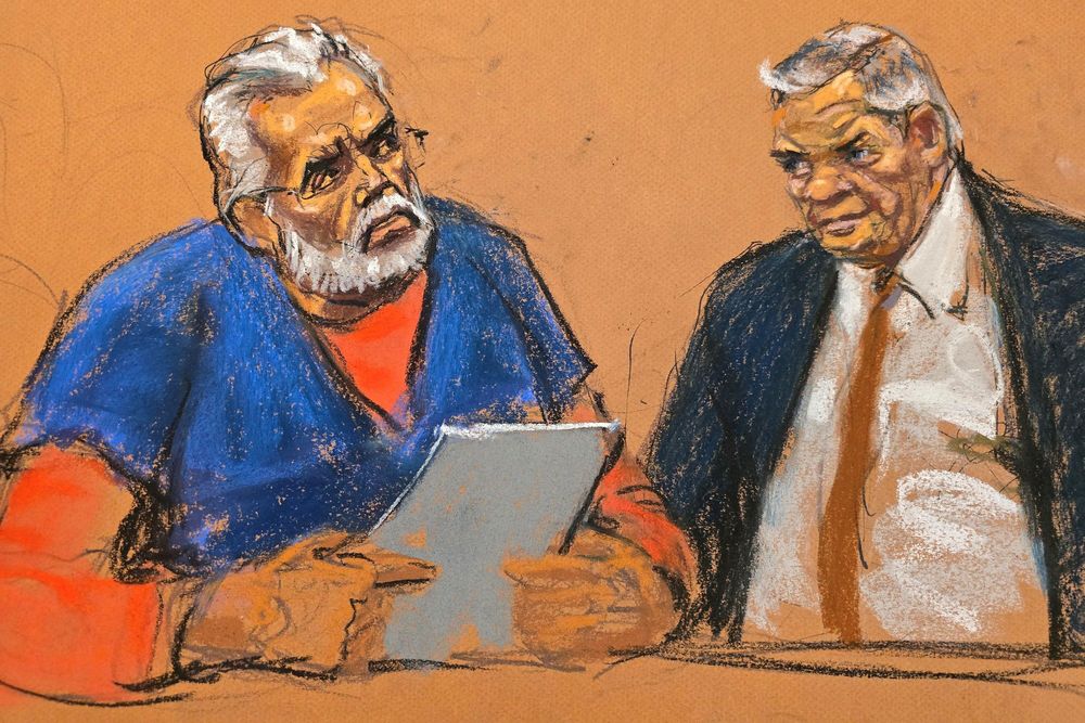 Zambada leyó su declaración en compañía de su abogado, Frank Pérez.