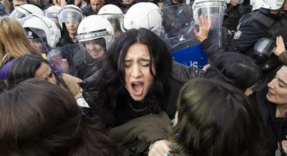 Esta no es la primera vez que las autoridades turcas reprimen una protesta feminista.